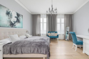 Stylish Apartment with River View and Desk for Remote Work in Szczecin by Noclegi Renters